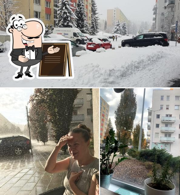 Exteriér kaviarne na Kyjevskom námestí